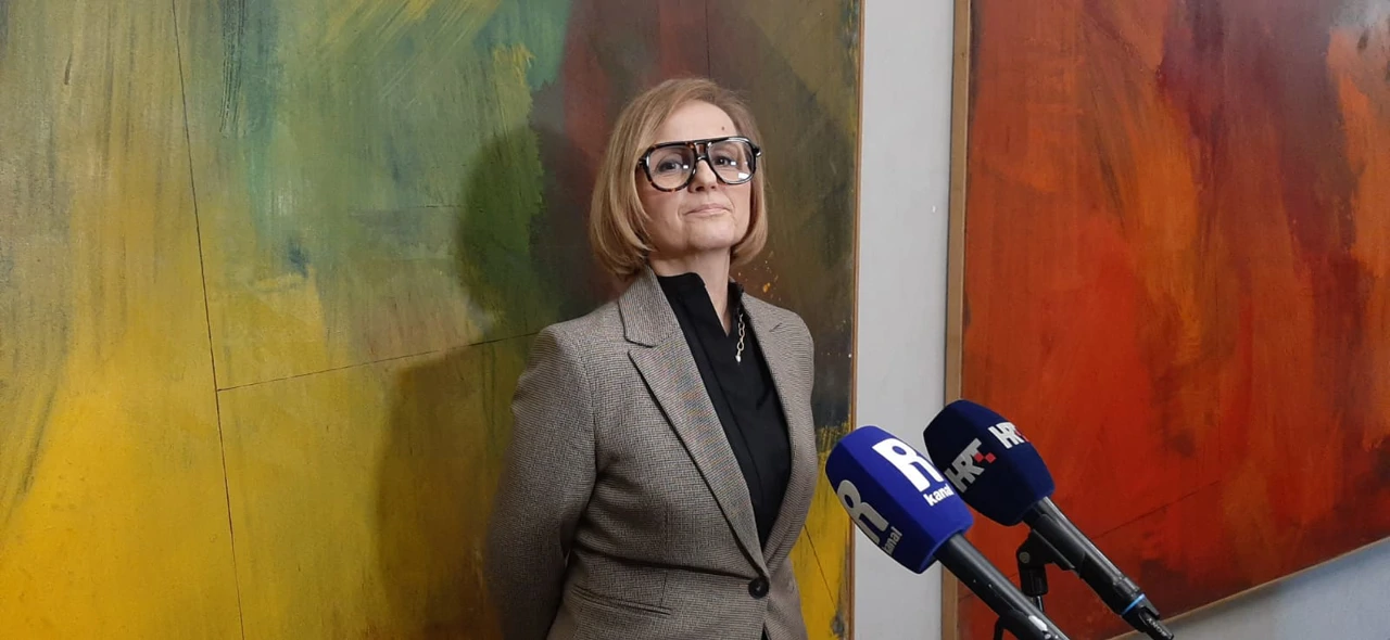 Rektorica Snježana Prijić Samaržija nakon sjednice Senata