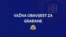 Obavijest za građane PU DNŽ