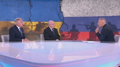 Ivica Jakić i Mate Granić u "Studiju 4" HRT-a