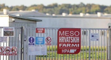 Eutanazija svinja na farmi Sokolovac