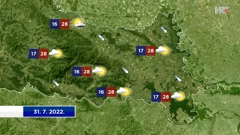 emisije "Vrijeme", Foto: HTV/HRT