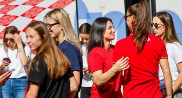 Okupljanje hrvatskih rukometašica