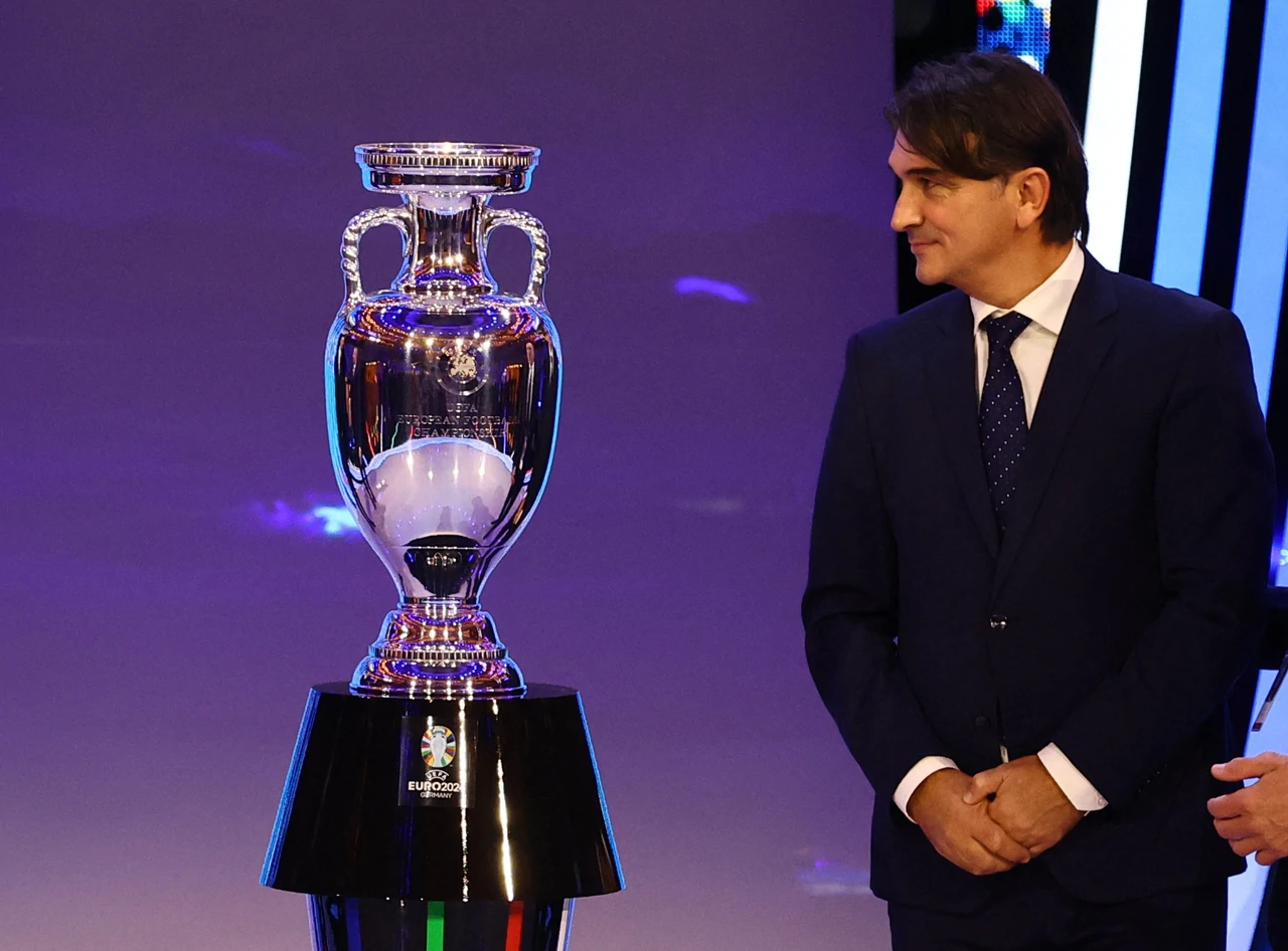 Zlatko Dalić nakon ždrijeba za Euro 2024., Foto: Kai Pfaffenbach/REUTERS