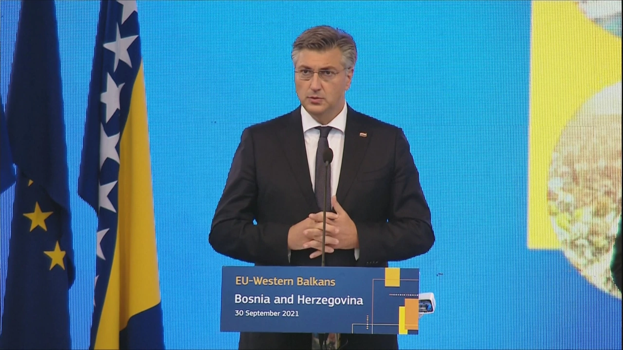 Plenković na otvorenju mosta Svilaj