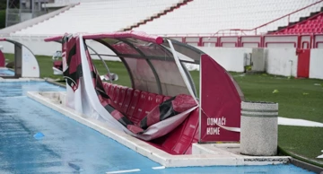 Posljedice nevremena na stadionu Zrinjskog