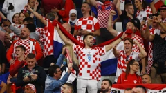 Hrvatski navijači na Khalifa International stadionu