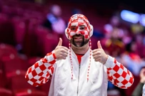 Hrvatski navijači u Malmo Areni, Foto: Petter Arvidson /PIXSELL