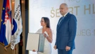 Dobitnica nagrade Milka Dudić i ministar gospodarstva Ante Šušnjar