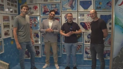 HRT-ova ekipa s igračima i trenerom VK Juga