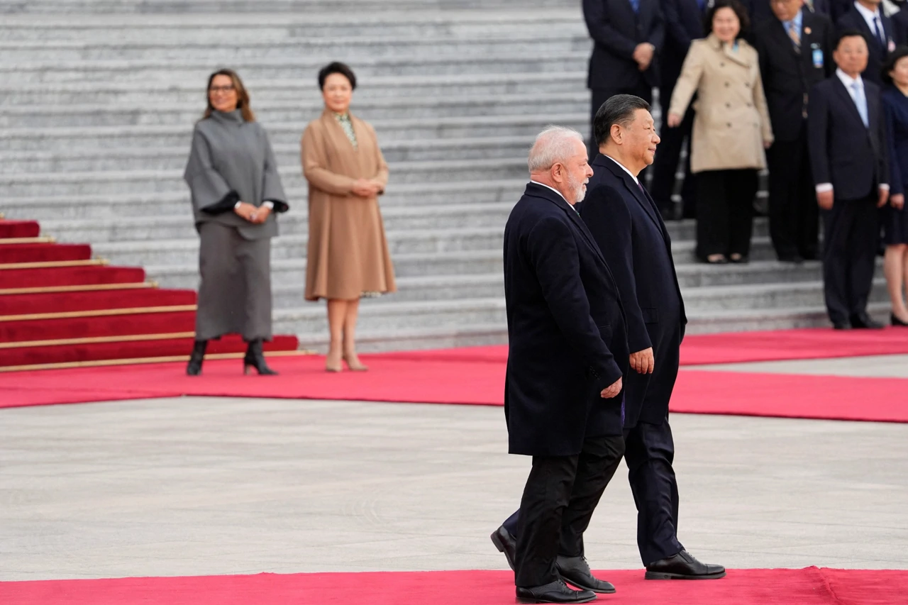 Luiz Inacio Lula da Silva i Xi Jinping