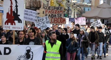  Rijeka: Prosvjedni marš Ujedinjeni protiv fašizma 