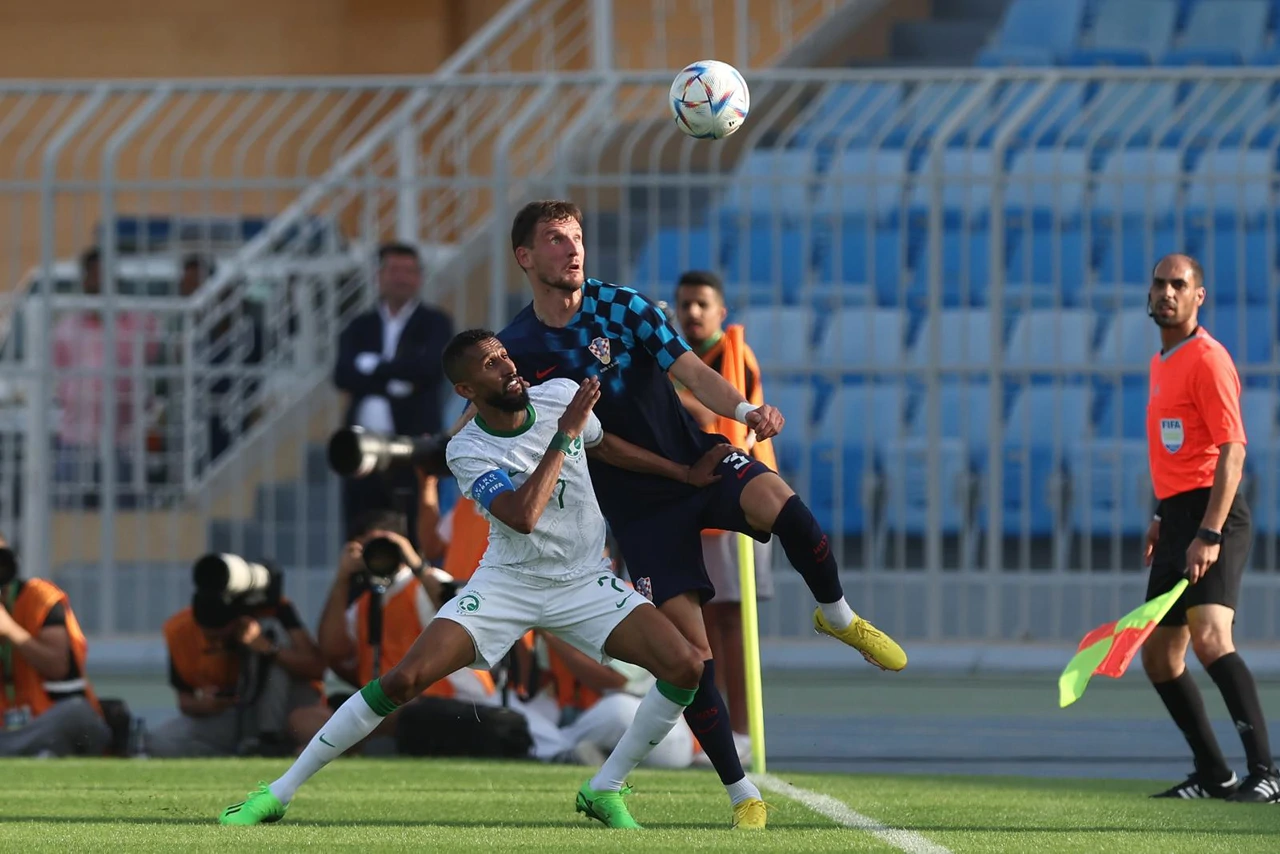  Saudijska Arabija - Hrvatska. Borna Barišić, Salman Alfaraj, Foto: Goran Stanzl/PIXSELL