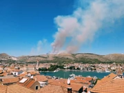 Požar u Segetu Gornjem kod Trogira , Foto: Marijeta Jurković Bošković/HRT