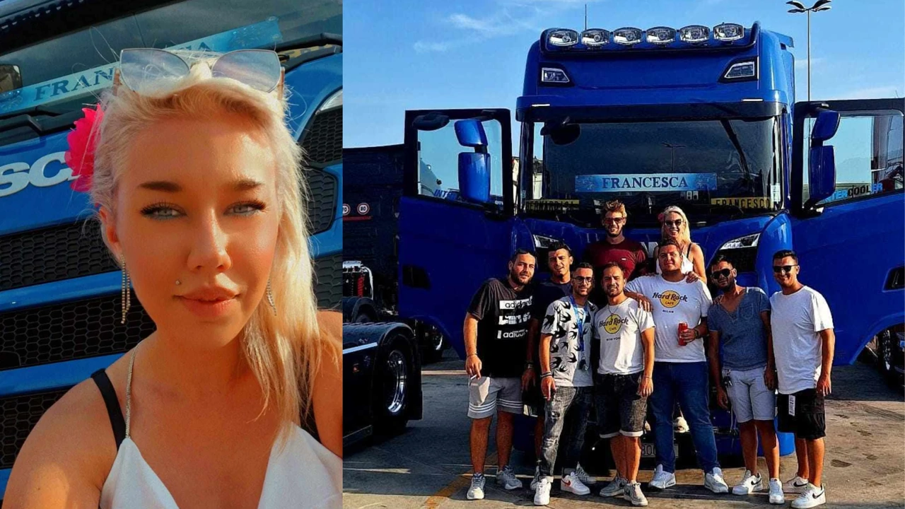 Francesca Ladavac, dobitnica nagrade na izložbi kamiona Raduno Truck Show Brescia 