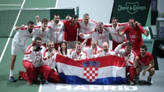 Hrvatska Davis Cup reprezentacija slavi ulazak u finale