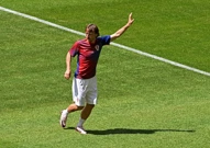 Luka Modrić na zagrijavanju, Foto: Carmen Jaspersen/REUTERS