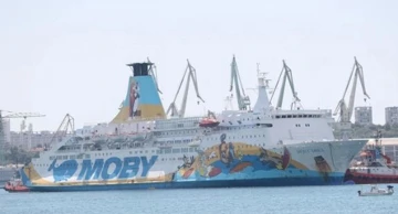 Italienisches Schiff „Moby Drea“