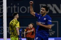  Dinamo - Udarnik Kurilovec, strijelac Mounsef Bakrar, Foto: Damir Krajac  /CROPIX