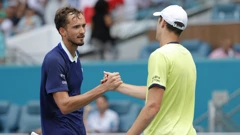 Daniil Medvedev i Hubert Hurkacz nakon meča