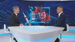 Ravnatelj KB Dubrava Ivica Lukšić u središnjem Dnevniku