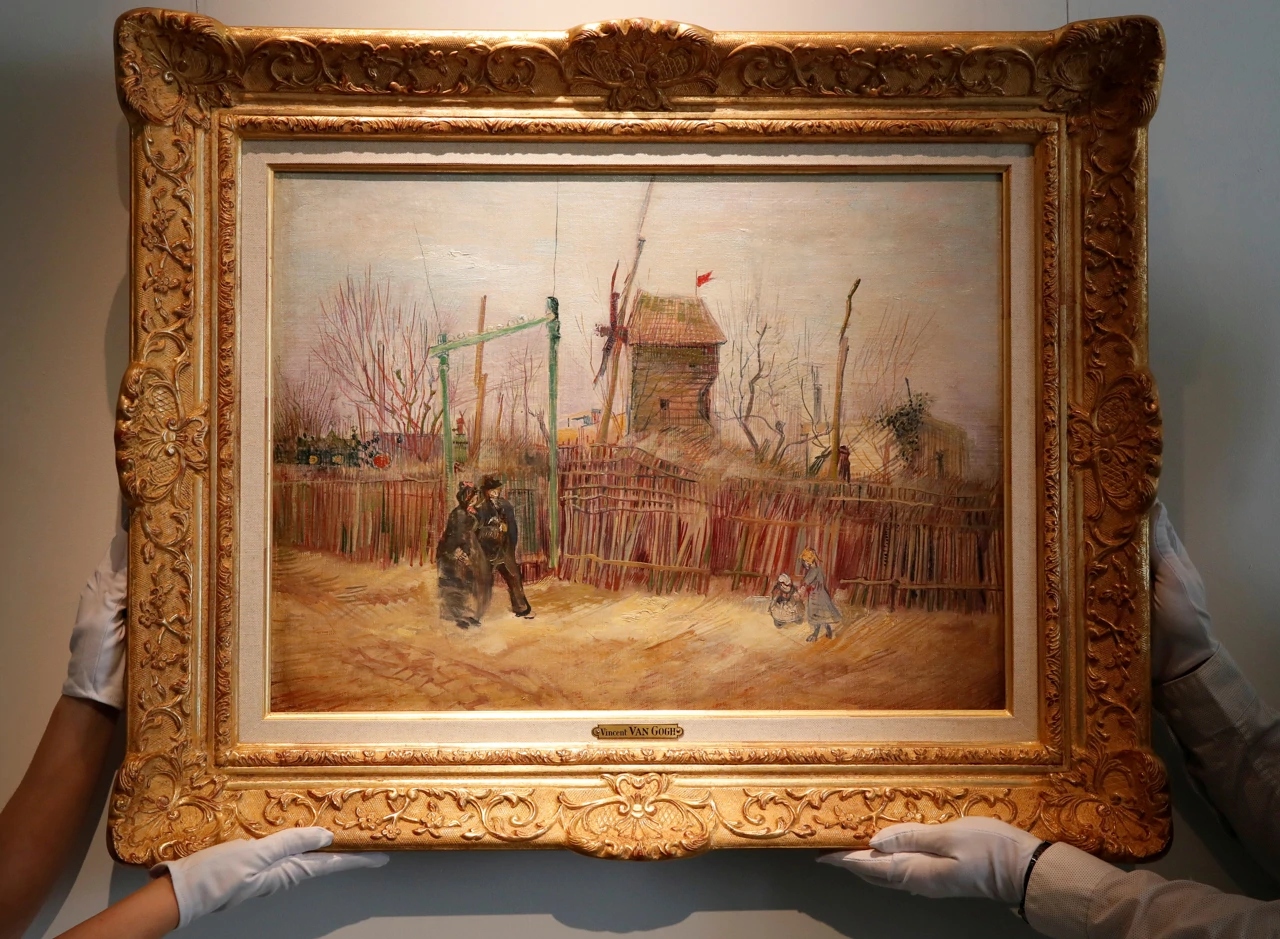 Van Goghova 'Ulična scena na Montmartreu' 