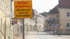 Centar Petrinje nakon potresa zatvoren je