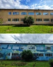 Edukativni mural na pročelju škole, Foto: UKRO/-