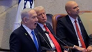 Benjamin Netanyahu i Donald Trump u Knessetu