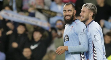 Igrači Celte Borja Iglesias i Oscar Miningueza