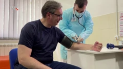 Vučić primio cijepivo, Foto: HTV/HRT