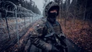 Poljski vojnik na poljsko-bjeeloruskoj granici