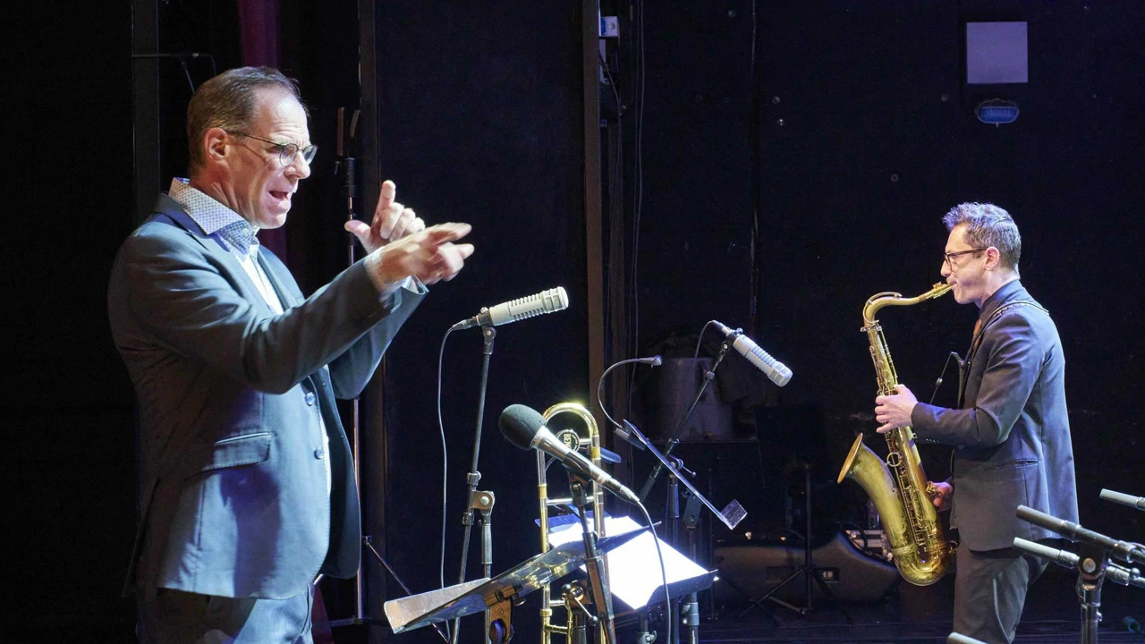 Ilja Reijngoud i Jazz orkestar HRT-a, Foto: Jasenko Rasol /HRT