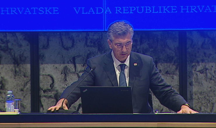 UŽIVO Plenković se obraća javnosti na sjednici Vlade