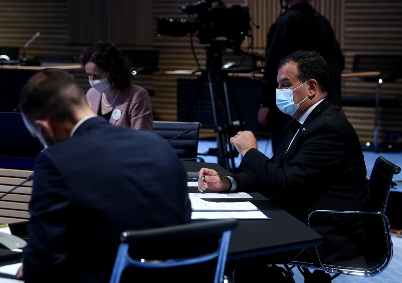 Ministar Vili Beroš na sjednici Vlade 2.6.2021. 