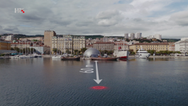 Mina se nalazila praktično u centru grada