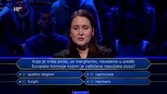 Mirna Brkušić, Foto: Tko želi biti milijunaš?/HRT