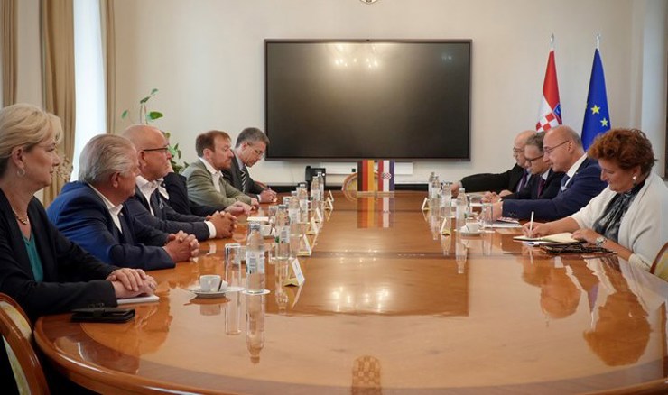 Grlić Radman primio parlamentarnu skupinu Bundestaga, Hrvati u BiH među temama