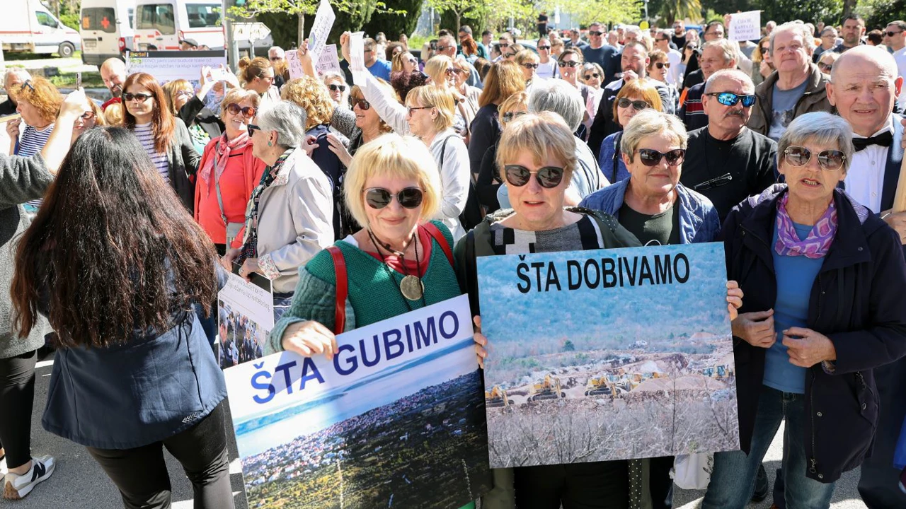Prosvjed protiv tunela kroz Kozjak i gradnje nove prometnice