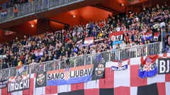 Navijači na utakmici Hrvatska - Francuska 14.10.2020.