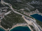 Pogled iz zraka na pristupne ceste, Foto: Grgo Jelavic /Pixsell