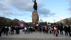 Prosvjed na Trgu kralja Tomislava
