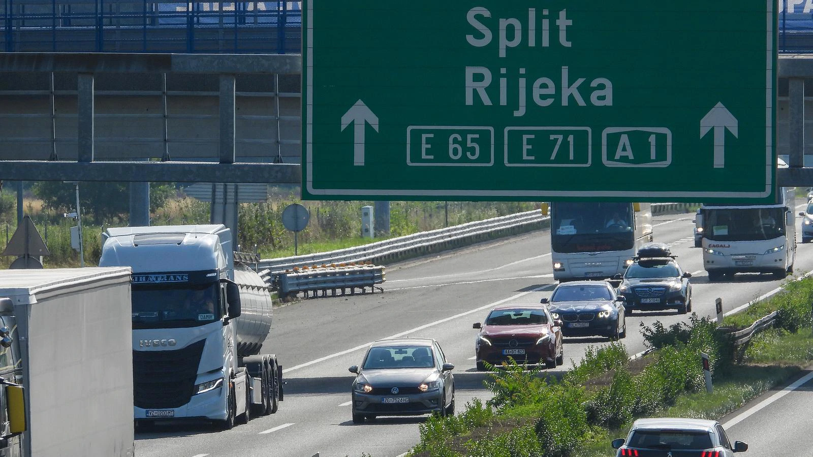 HAK: Nesreća na A1, na vijaduktu Baričevići