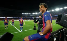 Yamal nakon pogotka za 3:2 Barcelone, Foto: Albert Gea/REUTERS