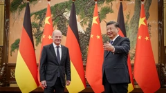 Olaf Scholz i Xi Jinping