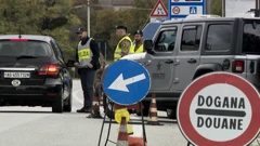 Na granici Italije i Slovenije, uz policiju i vojska, Foto: HTV/HRT
