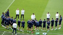 Trening Hrvatske na Hampdenu uoči utakmice protiv Češke 
