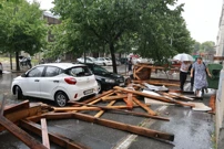 Srušena drvena skela u Osijeku, Foto: Davor Javorovic /Pixsell