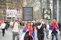 Prosvjed u Beogradu , Foto: -/Pixsell