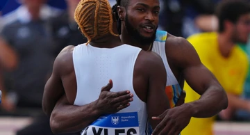Kishane Thompson, Noah Lyles 