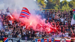 Torcida na utakmica Istre 1961 i Hajduka